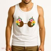 Coconut Bra Tiki Tank Top thumb 3
