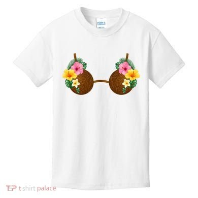 Coconut Bra Tiki Kids T-Shirt
