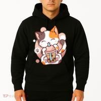 Cat Boba Tea Bubble Tea Anime Kawaii Neko Hoodie thumb 2