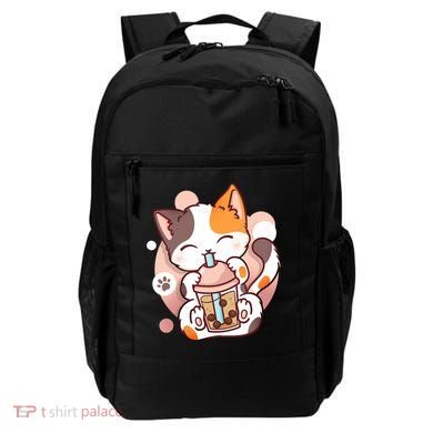 Cat Boba Tea Bubble Tea Anime Kawaii Neko Backpack