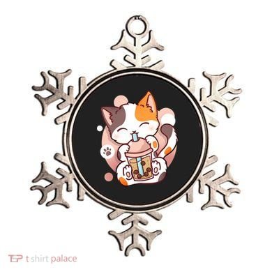 Cat Boba Tea Bubble Tea Anime Kawaii Neko Ornament