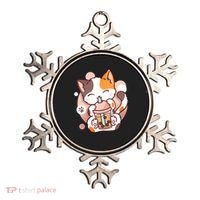 Cat Boba Tea Bubble Tea Anime Kawaii Neko Ornament thumb 0