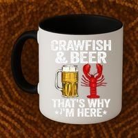 Crawfish & Beer That's Why I'm Here Crayfish Daddy Crawfish Coffee Mug thumb 2