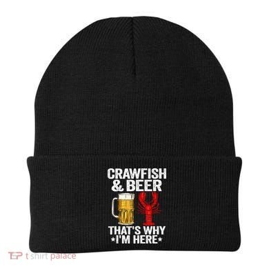 Crawfish & Beer That's Why I'm Here Crayfish Daddy Crawfish Beanie