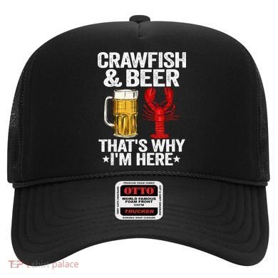 Crawfish & Beer That's Why I'm Here Crayfish Daddy Crawfish Hat