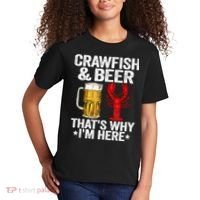 Crawfish & Beer That's Why I'm Here Crayfish Daddy Crawfish Kids T-Shirt thumb 2