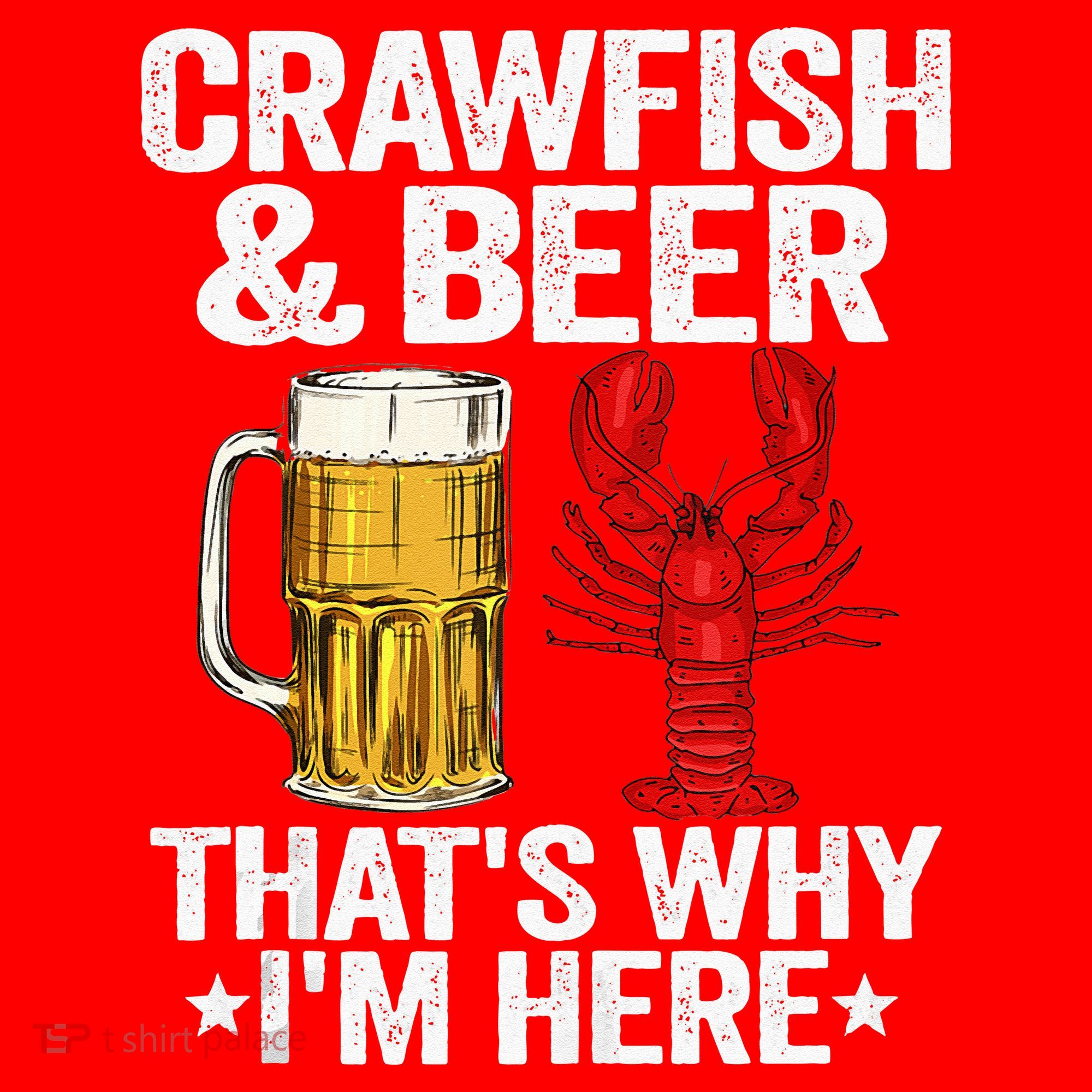 Crawfish & Beer That's Why I'm Here Crayfish Daddy Crawfish Santa Hat