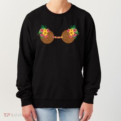 Coconut Bra Tropical Women's Sweatshirt