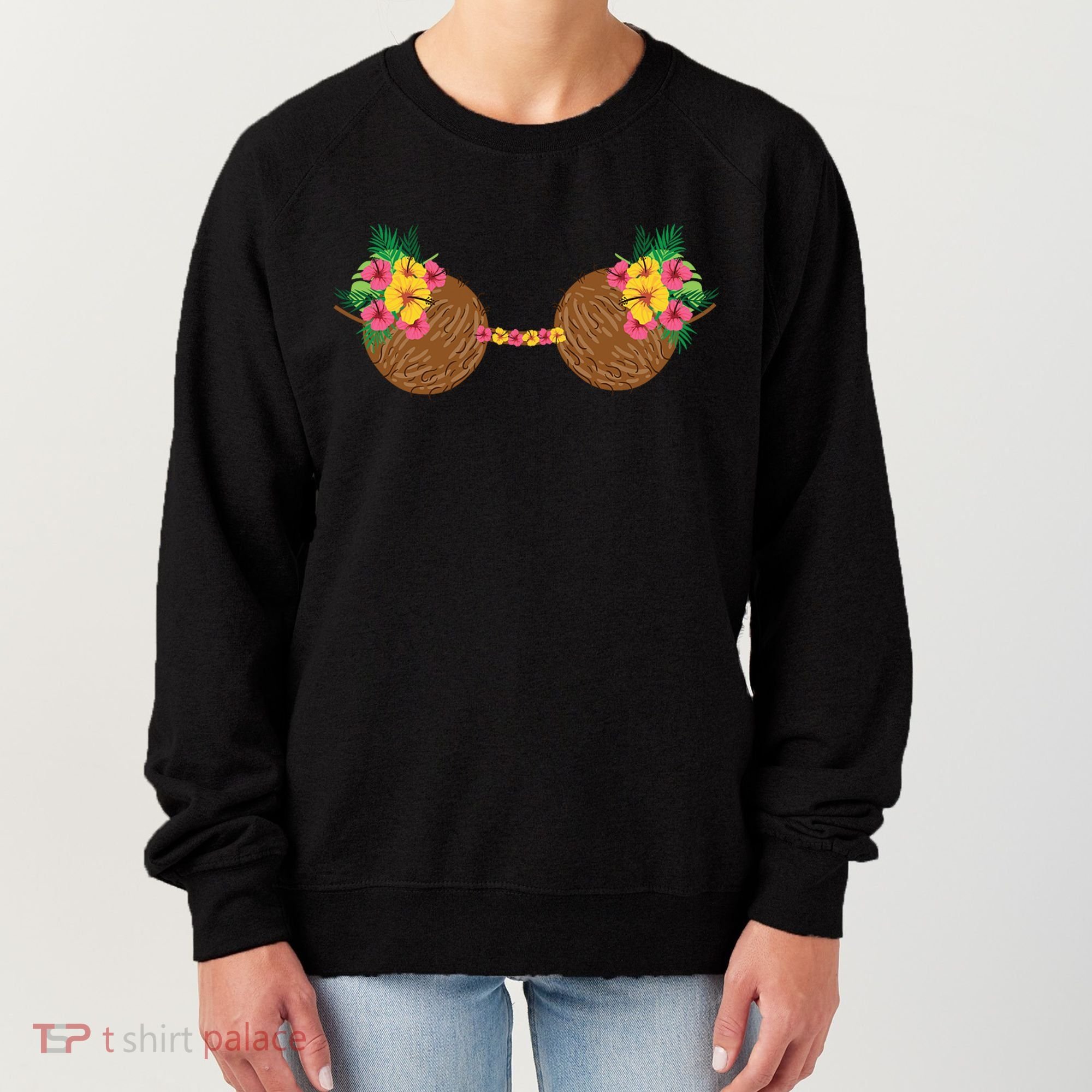 Coconut Bra Tropical Women's Sweatshirt