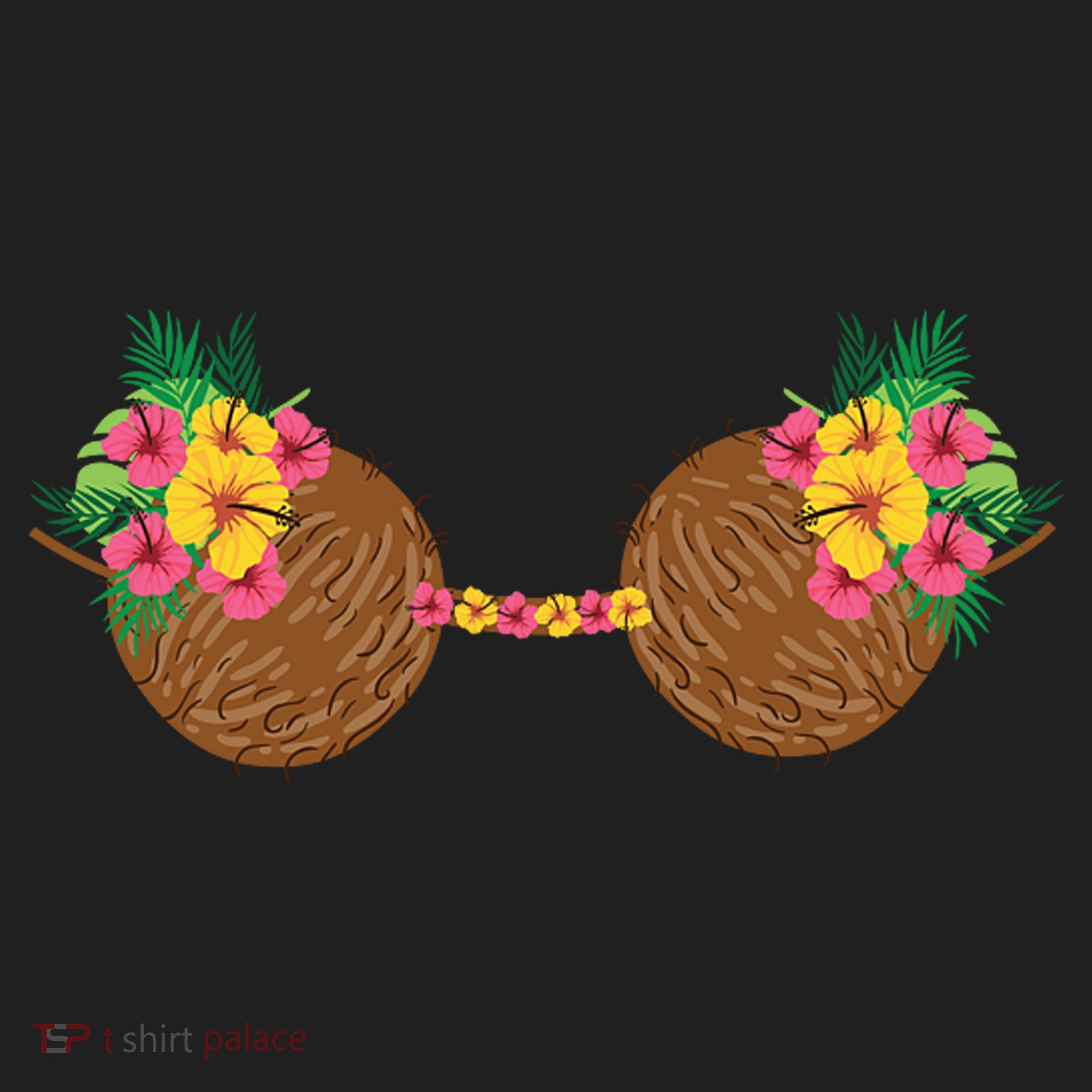 Coconut Bra Tropical Women's Sweatshirt