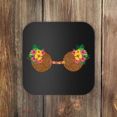 Coconut Bra Tropical Coaster