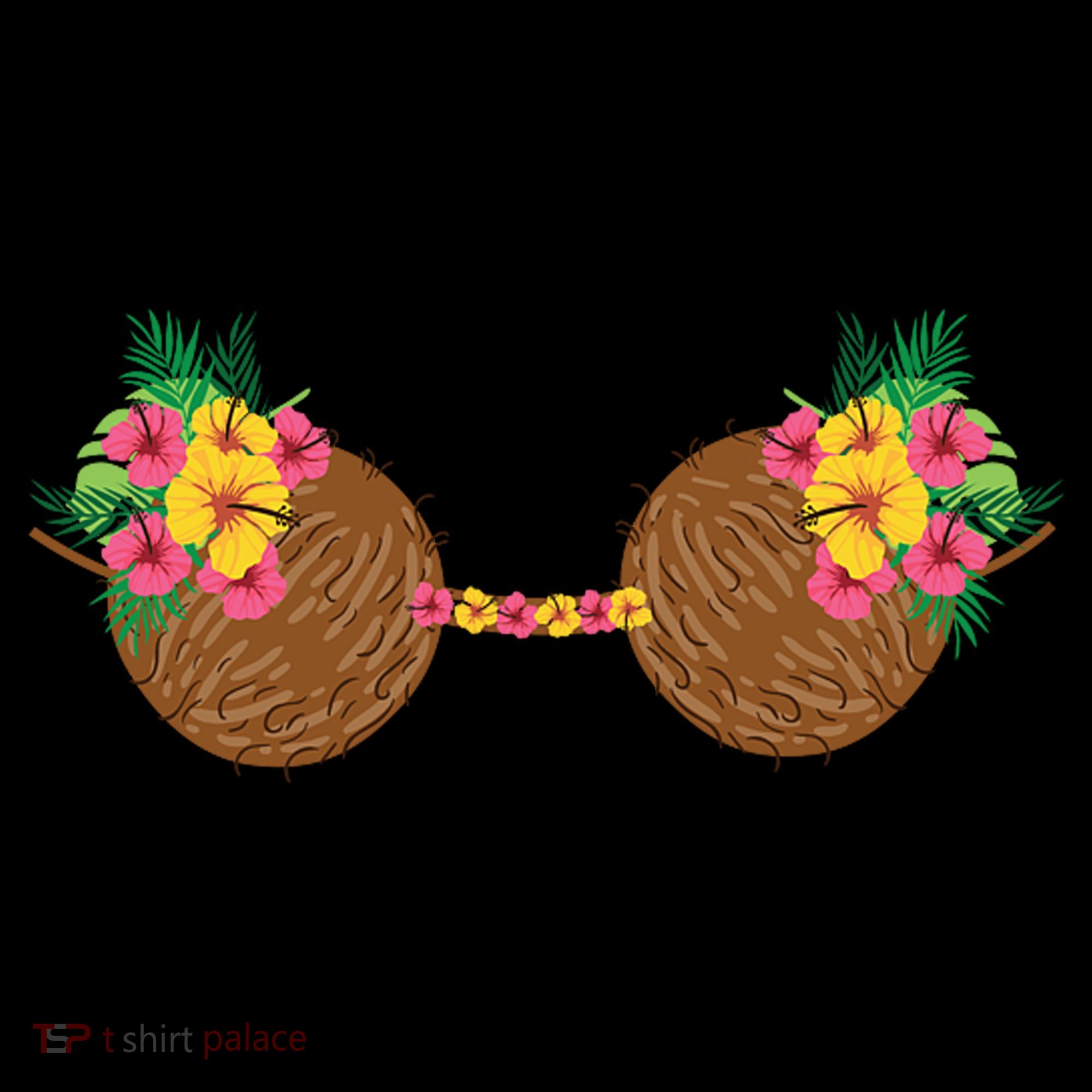 Coconut Bra Tropical Coaster