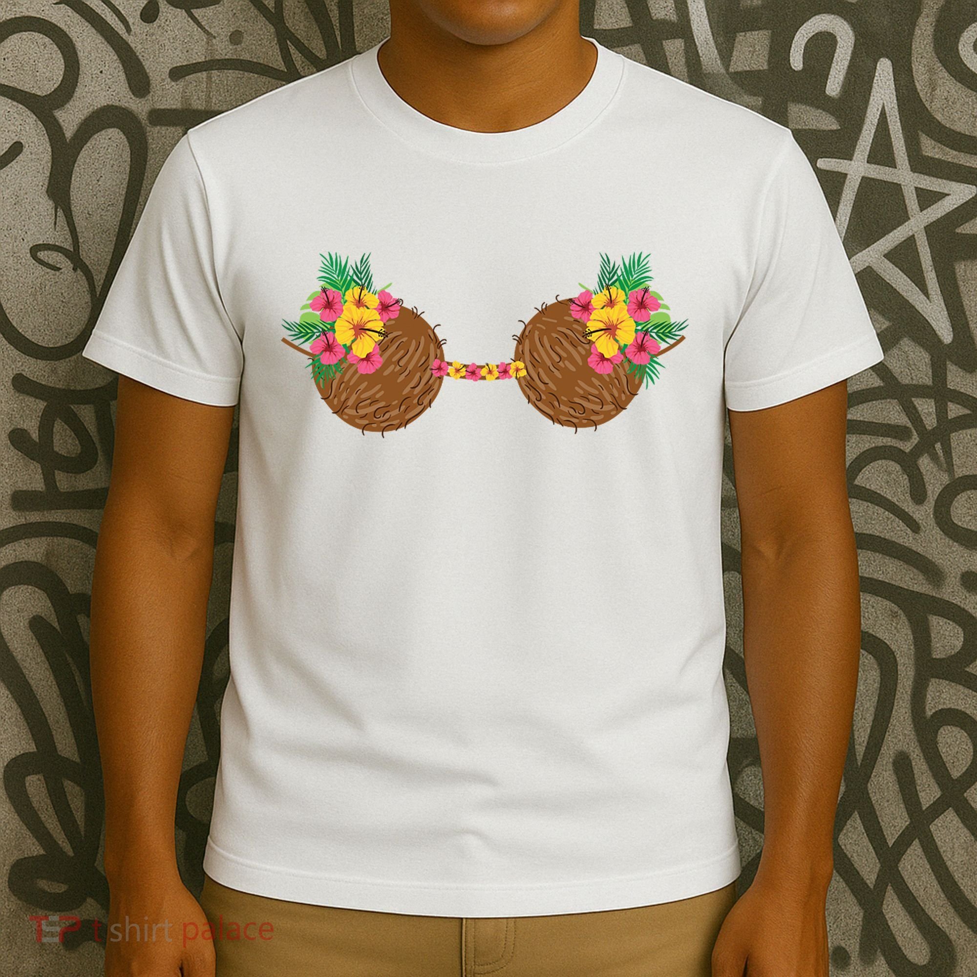 Coconut Bra Tropical T-Shirt
