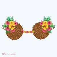 Coconut Bra Tropical Bucket Hat thumb 4