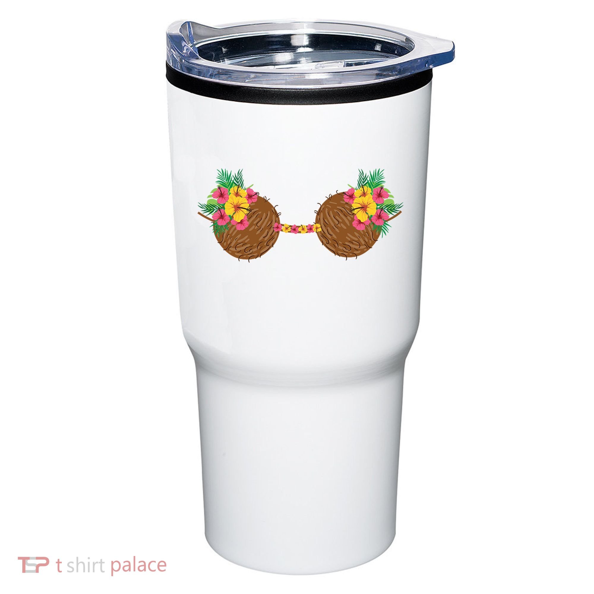 Coconut Bra Tropical Tumbler