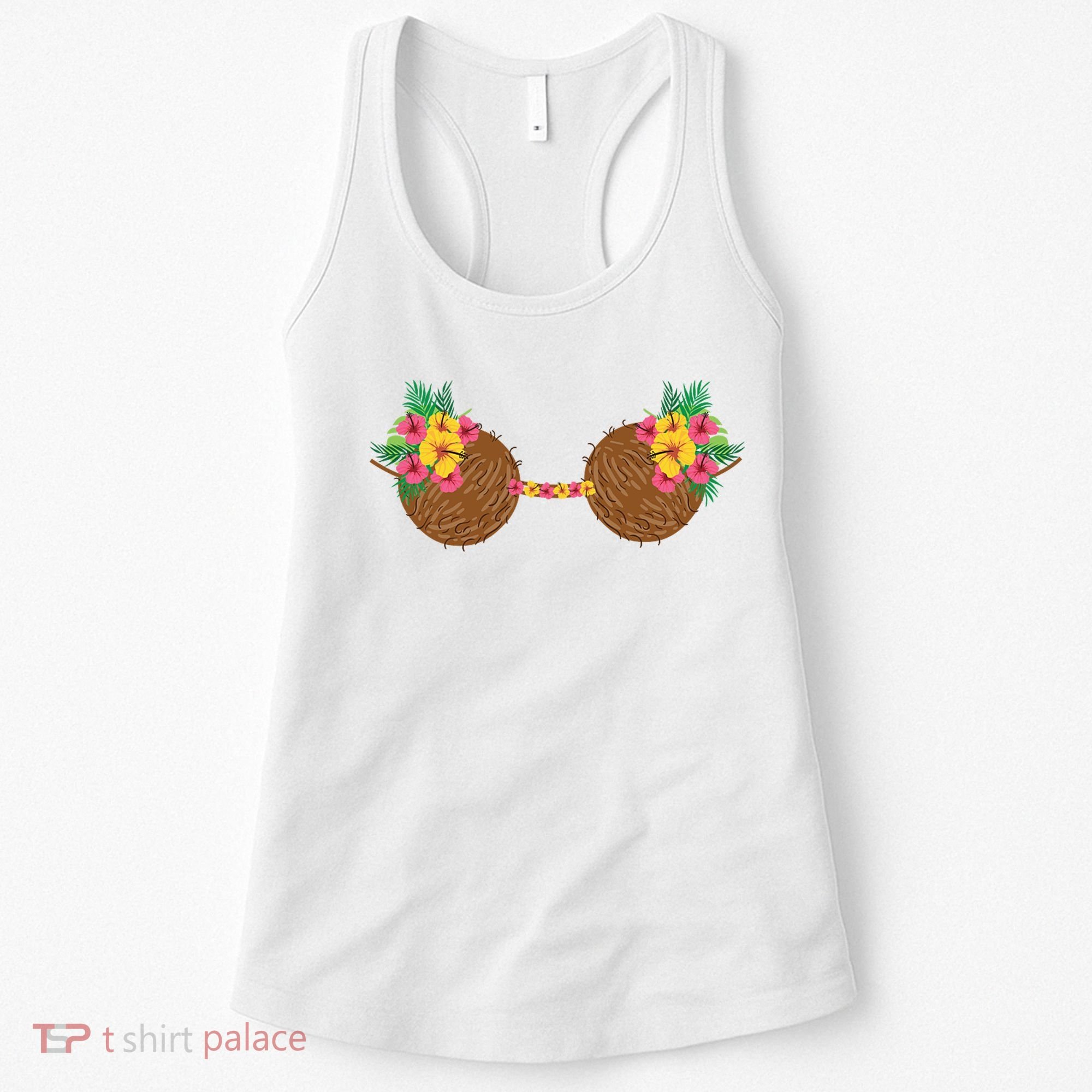 Coconut Bra Tropical Women's Tank Top