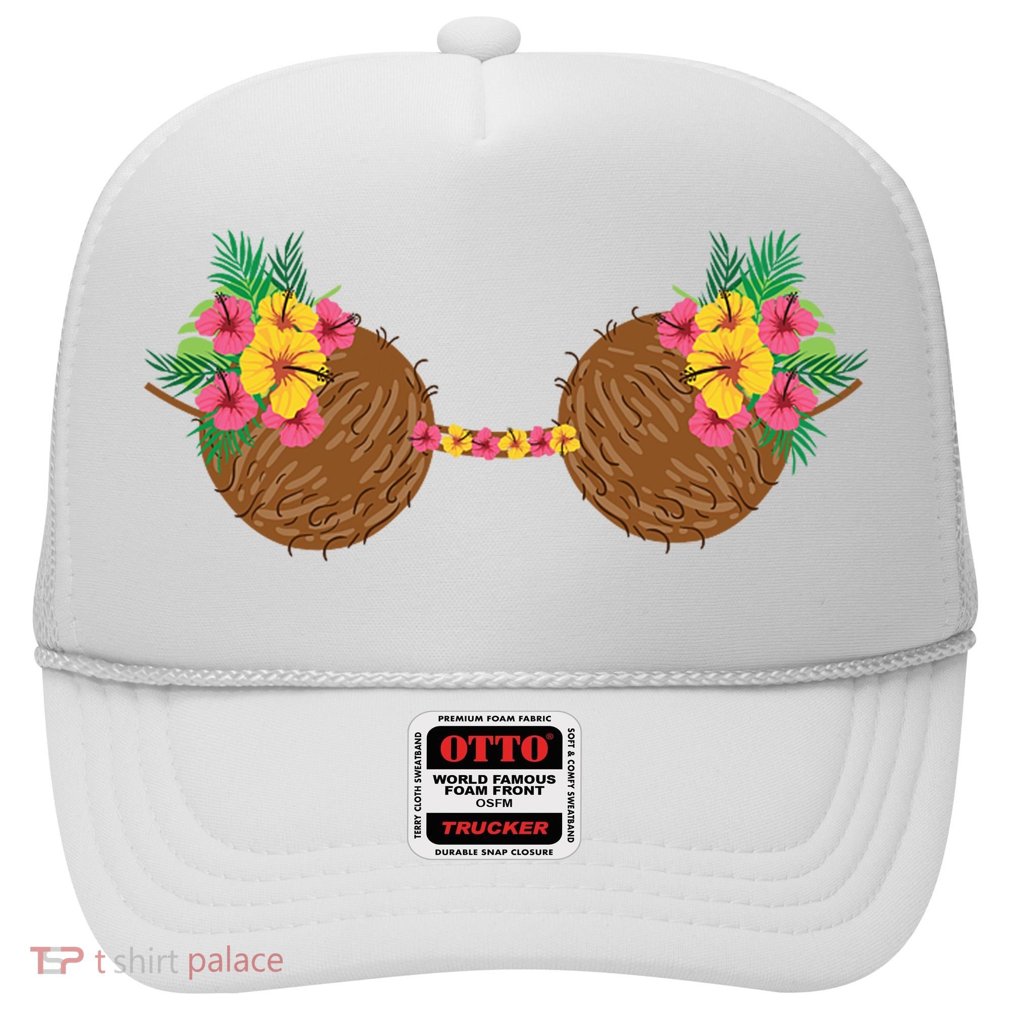 Coconut Bra Tropical Hat
