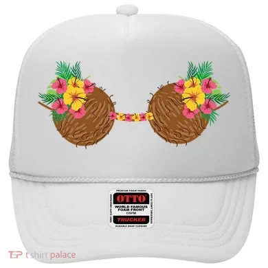 Coconut Bra Tropical Hat