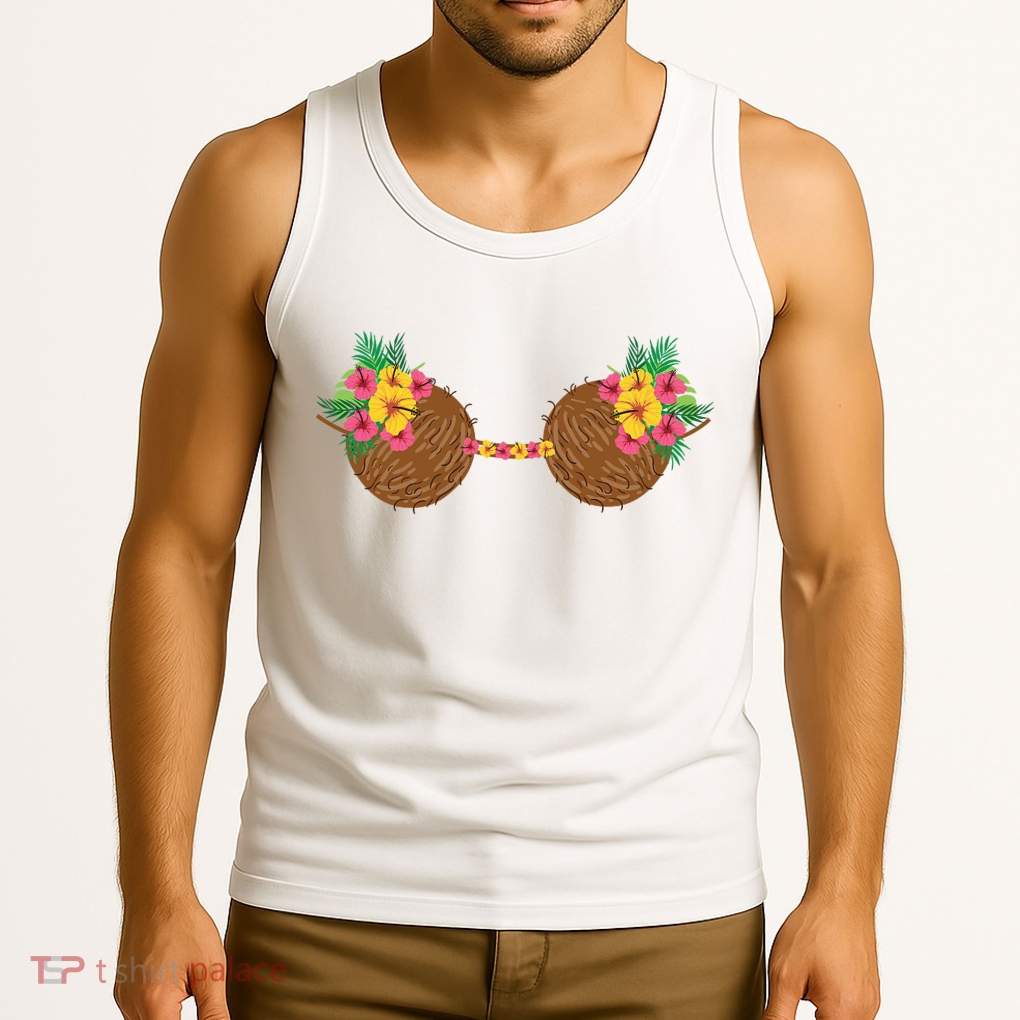 Coconut Bra Tropical Tank Top