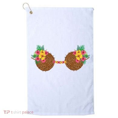 Coconut Bra Tropical Golf Towel