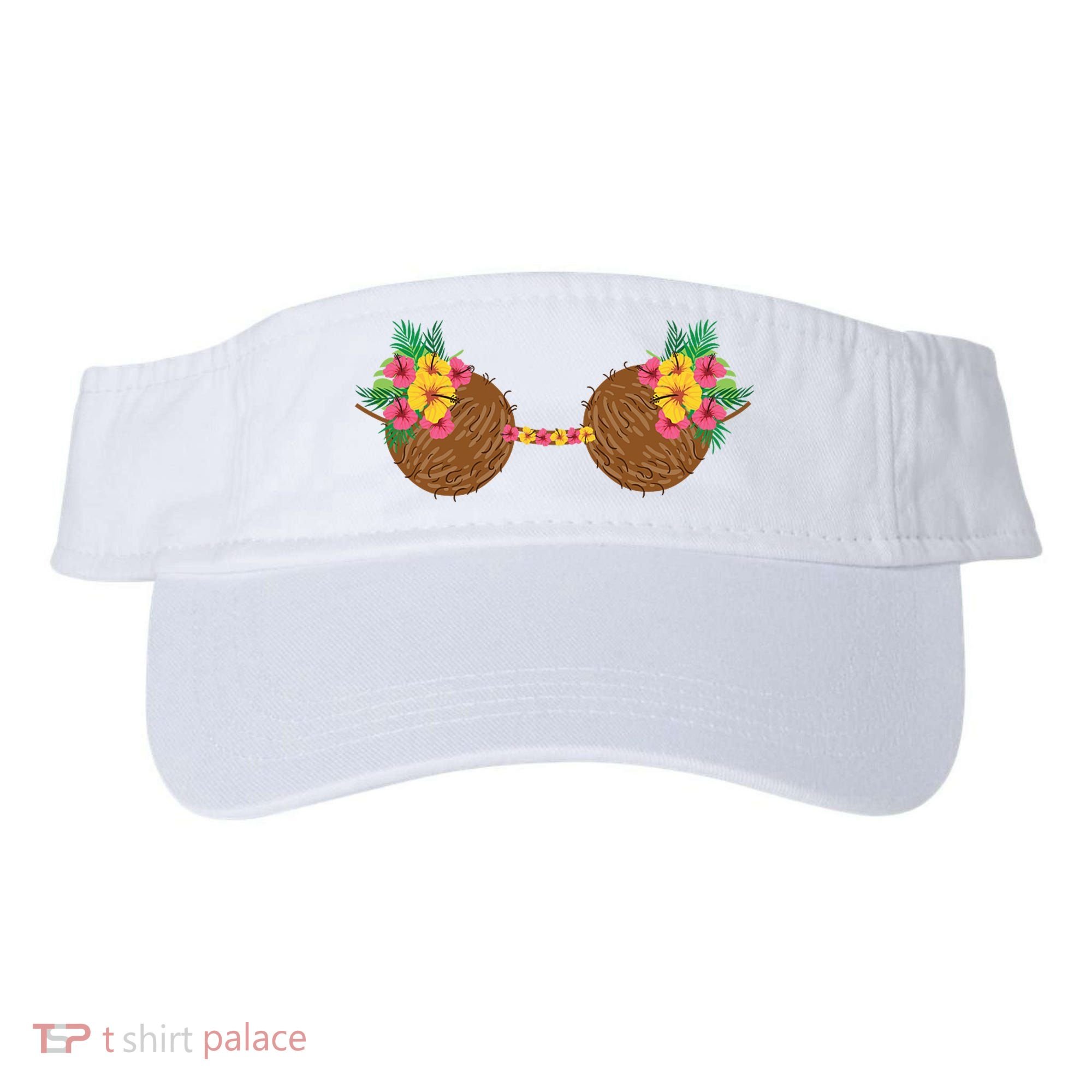 Coconut Bra Tropical Visor