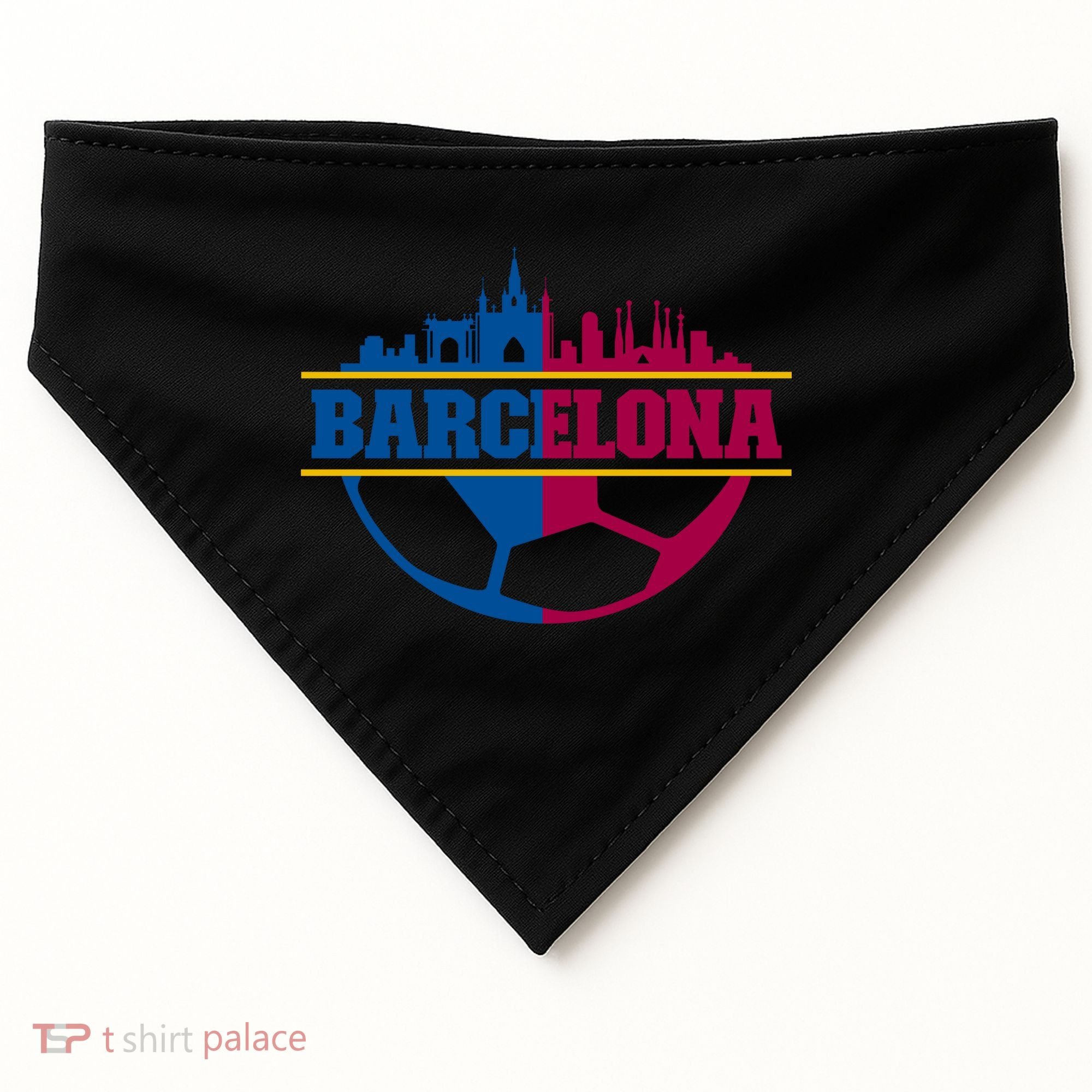 Cool Barcelona Team Euro City USA-Made Doggie Bandana