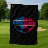 Cool Barcelona Team Euro City Golf Towel thumb 1