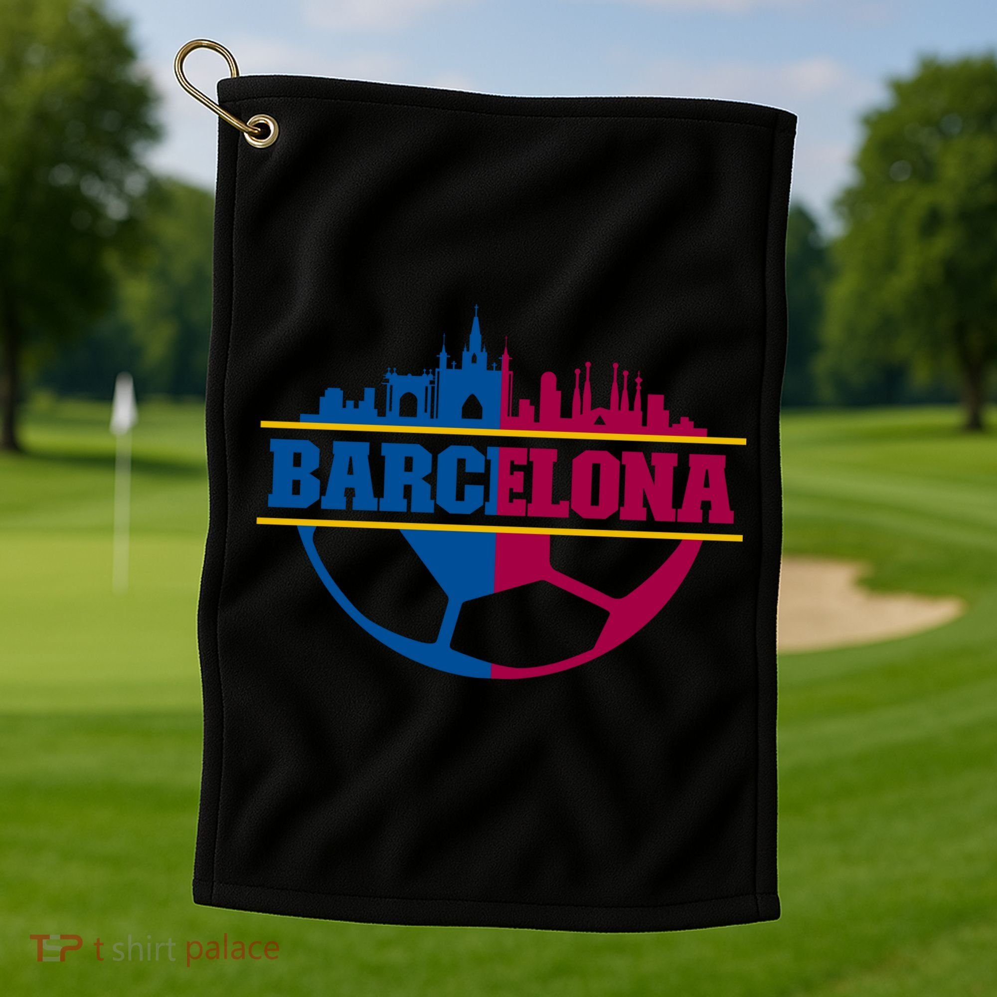 Cool Barcelona Team Euro City Golf Towel