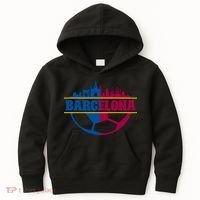 Cool Barcelona Team Euro City Kids Hoodie thumb 0