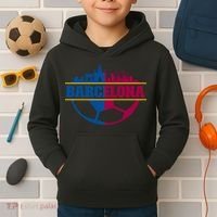 Cool Barcelona Team Euro City Kids Hoodie thumb 2