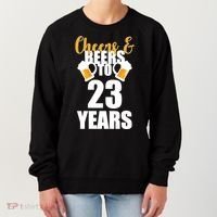 Personalize Cheers & Beers Custom Birthday Year Women's Sweatshirt thumb 0