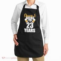 Personalize Cheers & Beers Custom Birthday Year Apron thumb 2