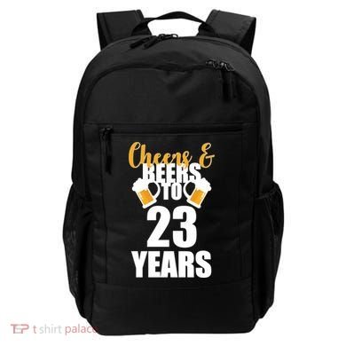 Personalize Cheers & Beers Custom Birthday Year Backpack