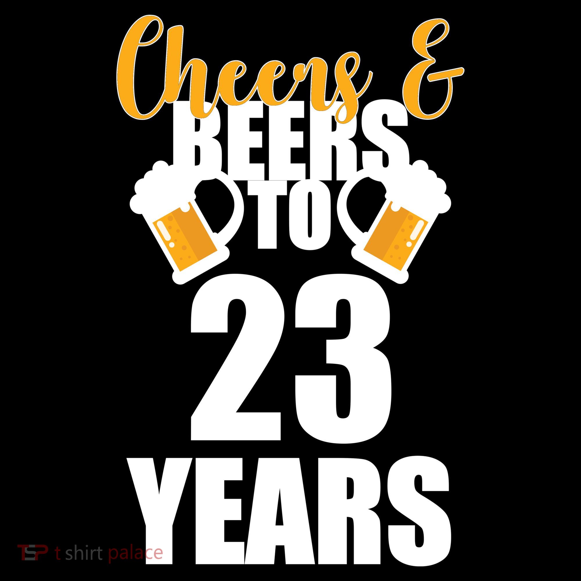 Personalize Cheers & Beers Custom Birthday Year Mousepad
