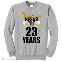 Personalize Cheers & Beers Custom Birthday Year Sweatshirt thumb 0