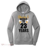 Personalize Cheers & Beers Custom Birthday Year Women's Hoodie thumb 0