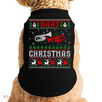 Christmas Bari Ugly Sweater Gift Baritone Lover Xmas Gift Cool Gift Doggie Tank