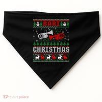 Christmas Bari Ugly Sweater Gift Baritone Lover Xmas Gift Cool Gift USA-Made Doggie Bandana thumb 0