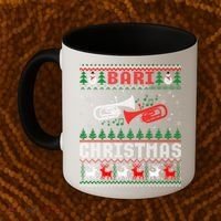 Christmas Bari Ugly Sweater Gift Baritone Lover Xmas Gift Cool Gift Coffee Mug thumb 2