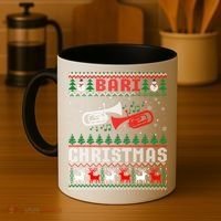 Christmas Bari Ugly Sweater Gift Baritone Lover Xmas Gift Cool Gift Coffee Mug thumb 4