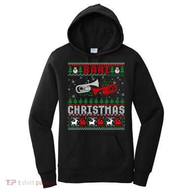 Christmas Bari Ugly Sweater Gift Baritone Lover Xmas Gift Cool Gift Women's Hoodie