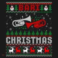 Christmas Bari Ugly Sweater Gift Baritone Lover Xmas Gift Cool Gift Women's Hoodie thumb 2