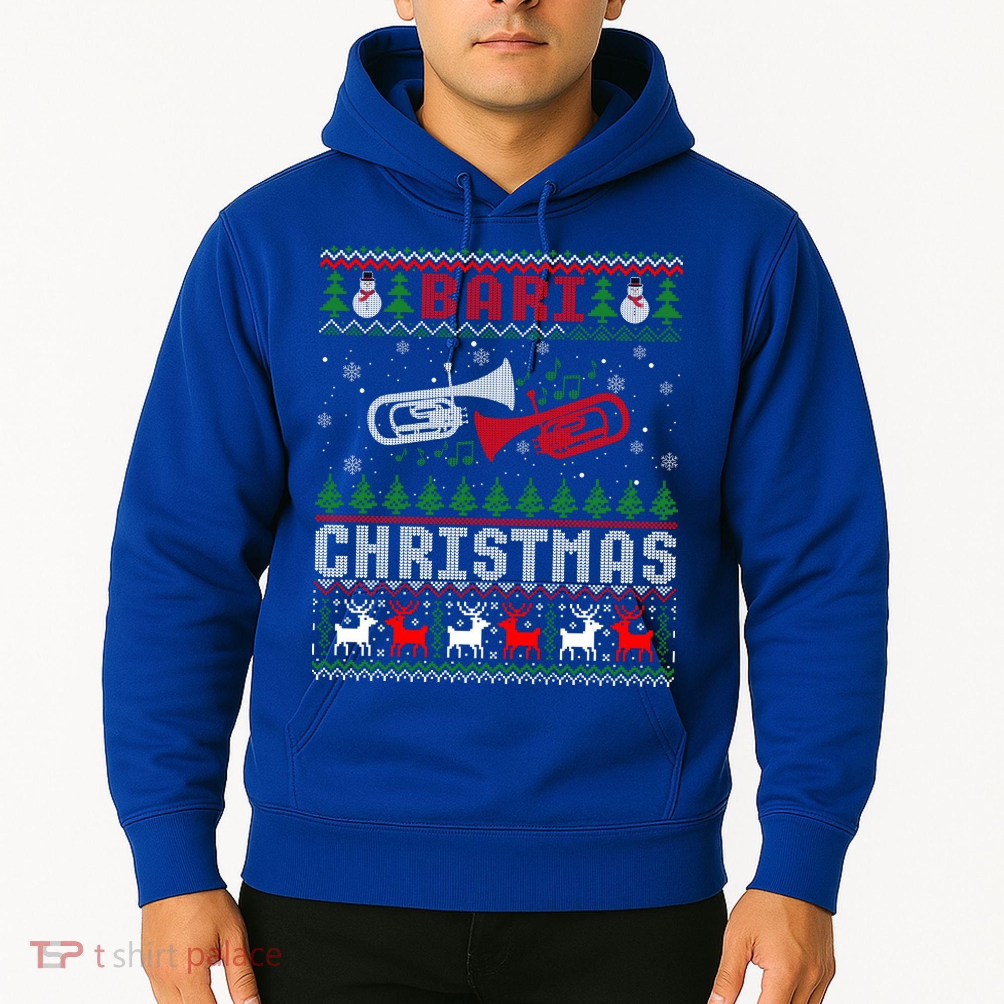 Christmas Bari Ugly Sweater Gift Baritone Lover Xmas Gift Cool Gift Hoodie