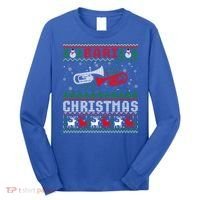 Christmas Bari Ugly Sweater Gift Baritone Lover Xmas Gift Cool Gift Long Sleeve Shirt thumb 0