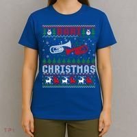 Christmas Bari Ugly Sweater Gift Baritone Lover Xmas Gift Cool Gift T-Shirt thumb 4