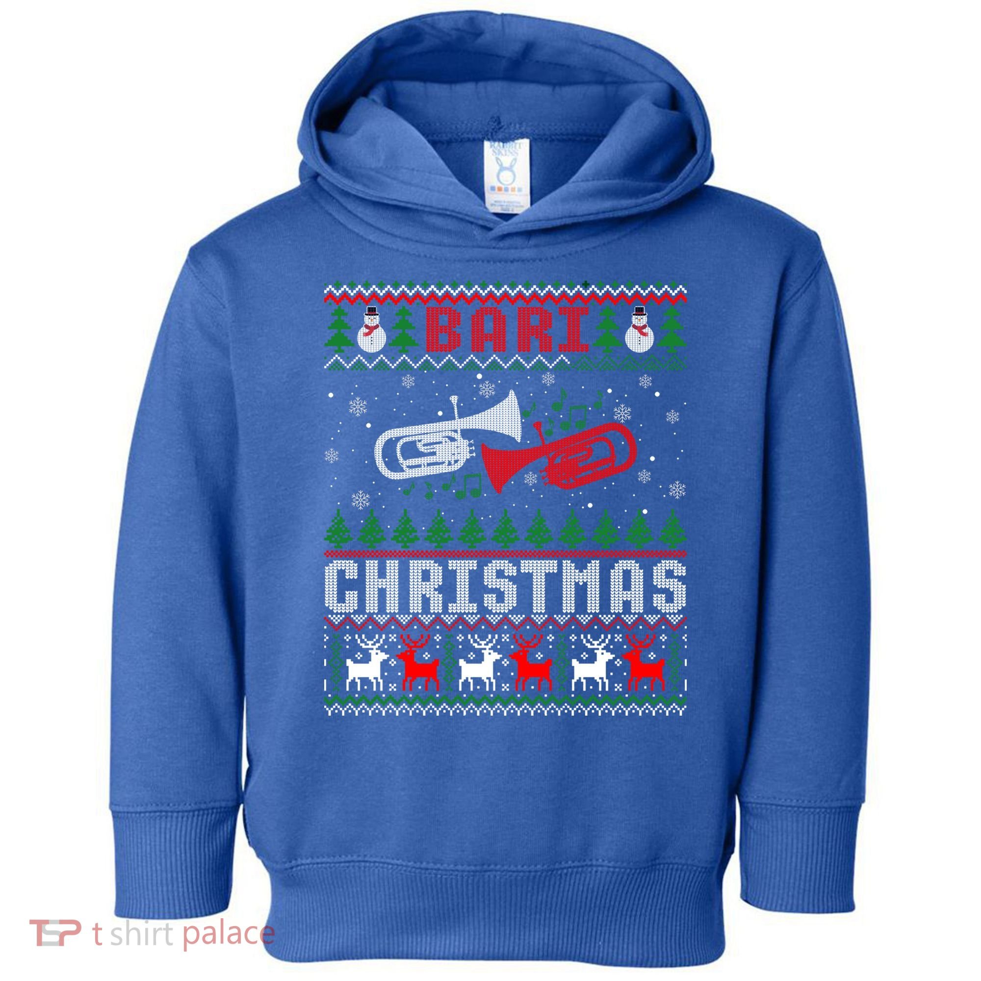 Christmas Bari Ugly Sweater Gift Baritone Lover Xmas Gift Cool Gift Toddler Hoodie