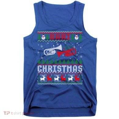 Christmas Bari Ugly Sweater Gift Baritone Lover Xmas Gift Cool Gift Tank Top