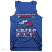 Christmas Bari Ugly Sweater Gift Baritone Lover Xmas Gift Cool Gift Tank Top thumb 0