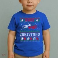 Christmas Bari Ugly Sweater Gift Baritone Lover Xmas Gift Cool Gift Toddler T-Shirt thumb 2