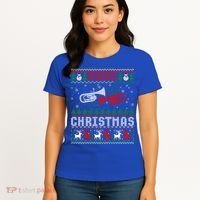 Christmas Bari Ugly Sweater Gift Baritone Lover Xmas Gift Cool Gift Women's T-Shirt thumb 4